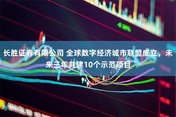 长胜证券有限公司 全球数字经济城市联盟成立，未来三年共建10个示范项目